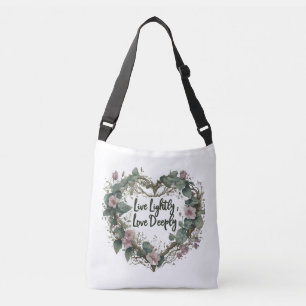 Live Lightly, Love Deeply Cross-Body Bag