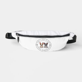 Live Like a Dog Leave Pawprints Fanny Pack