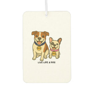 Live Like a Dog Mozzie and Marlow Air Freshener