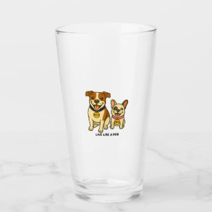 Live Like a Dog Mozzie and Marlow Glass