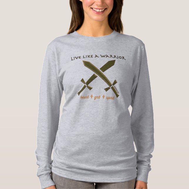 Live like a warrior T-Shirt (Front)
