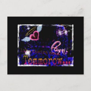 Live like.... Postcard