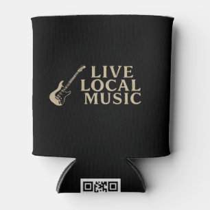 Live Local Music Coozi Can Cooler