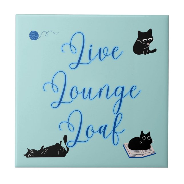 Live Lounge Loaf Cats Tile (Front)