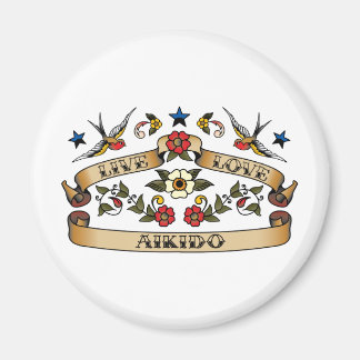 Live Love Aikido Magnet
