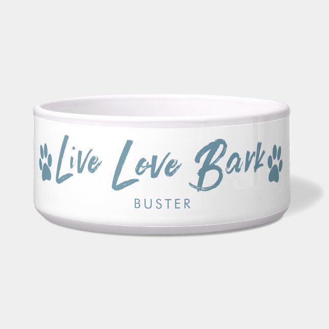 Live Love Bark Dog Name (Front)