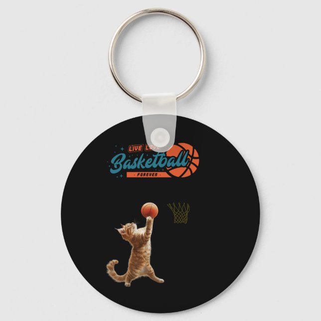 Live Love Basketball Forever  Keychain (Front)