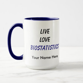 Live Love Biostatistics Mug