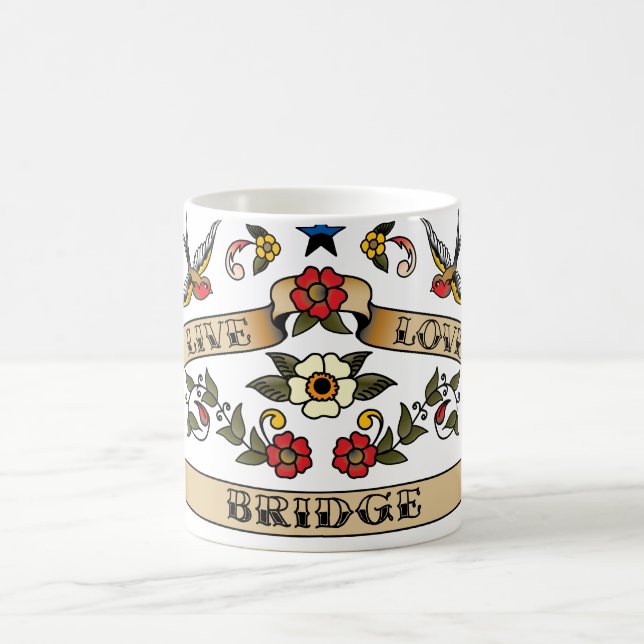 Live Love Bridge Coffee Mug (Center)