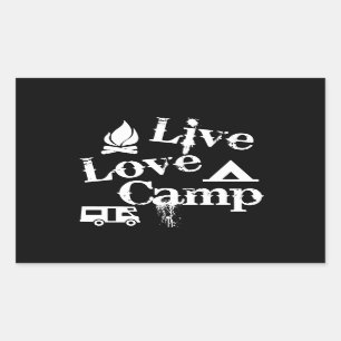 Live, Love, Camp Sticker
