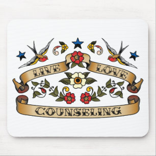 Live Love Counseling Mouse Pad