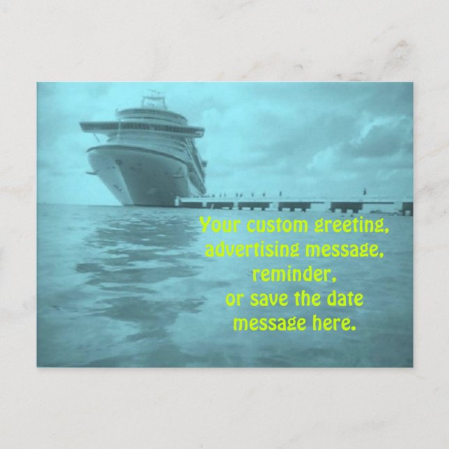 Live Love Cruise Custom  Postcard (Front)