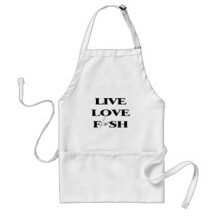 Live Love Fish Standard Apron