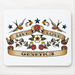 Live Love Genetics Mouse Pad