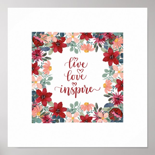 Live Love inspire Poster (Front)