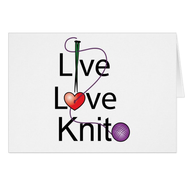 Live Love Knit (Front Horizontal)