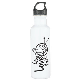 Live Love Knit | Knitting 710 Ml Water Bottle