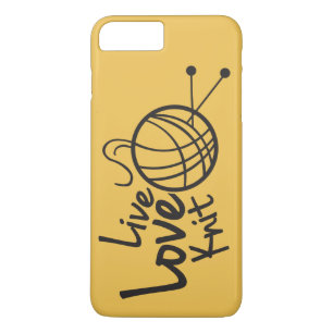 Live Love Knit   Knitting Case-Mate iPhone Case