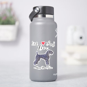Live Love Laugh a Kerry Blue Vinyl Sticker