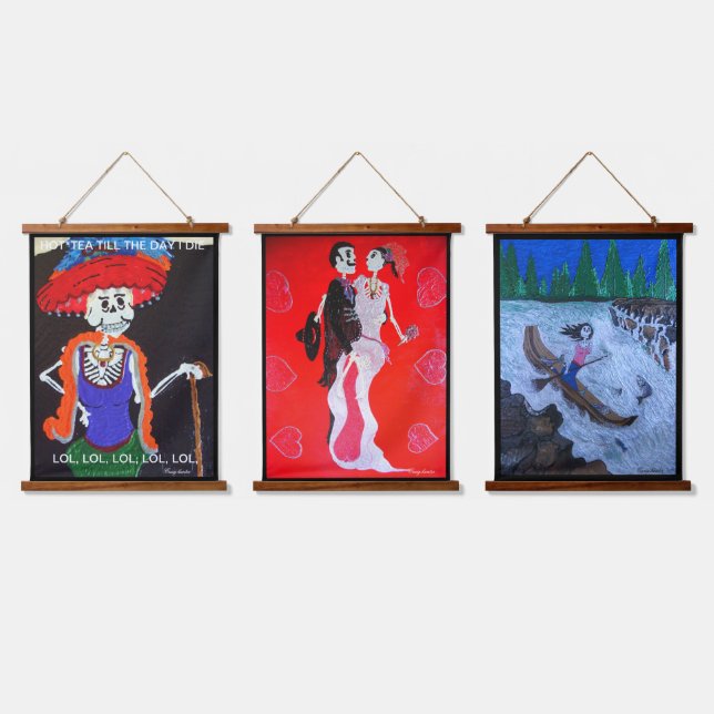 Live, love, laugh, be funny  hanging tapestry (Triple)