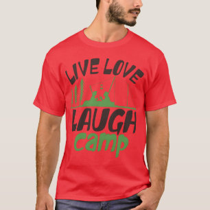 live love laugh camp cute boy T-Shirt