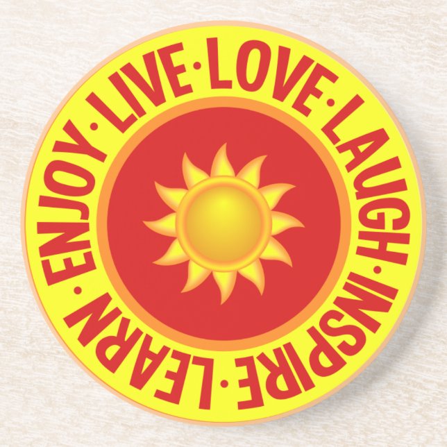 LIVE LOVE LAUGH ... coaster (Front)