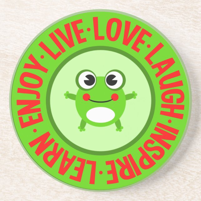 LIVE LOVE LAUGH ... coaster (Front)