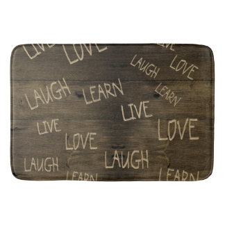 Live, Love, Laugh, Learn Bath Mat