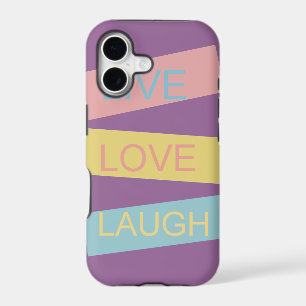 Live love laugh motivational graphic design