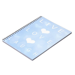 Live Love Laugh notebook