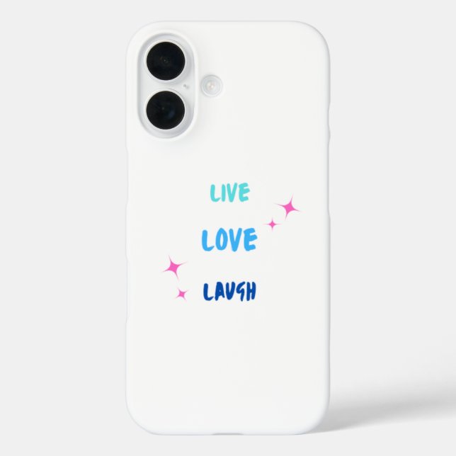 Live love laugh phone case.  Case-Mate iPhone case (Back)
