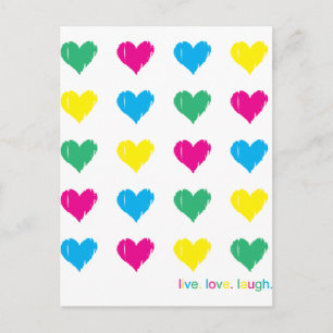 Live. Love. Laugh. Postcard