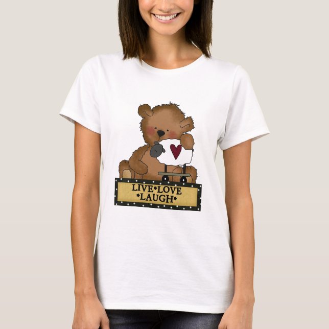 Live Love Laugh t-shirt (Front)