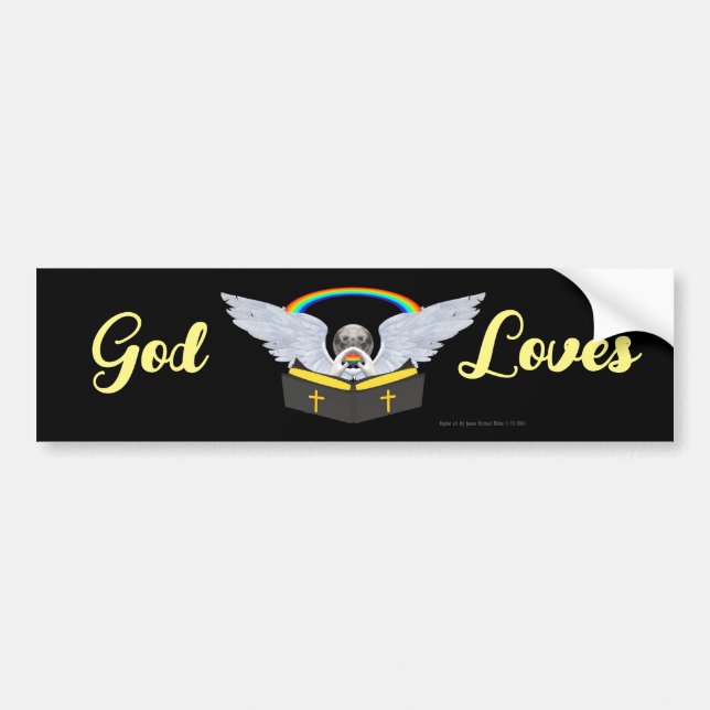  Live Love Laugh Your Alive Bumper sticker (Front)