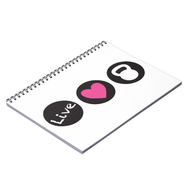 Live Love Lift - Notebook (Left Side)