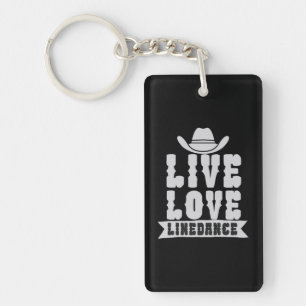 Live Love Linedance Keychain