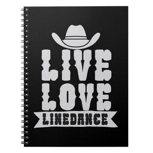 Live Love Linedance Notebook (Front)