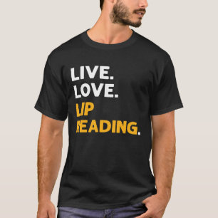 Live Love Lip Reading ASL Hand Sign Language Deaf  T-Shirt