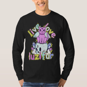 Live Love Luzifur Pastel Goth Creepy Cute Demon Ca T-Shirt