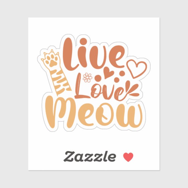 Live Love Meow (Sheet)