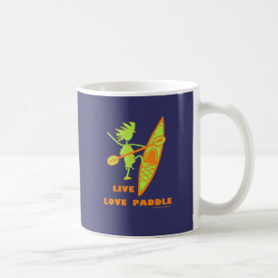 Live Love Paddle Coffee Mug