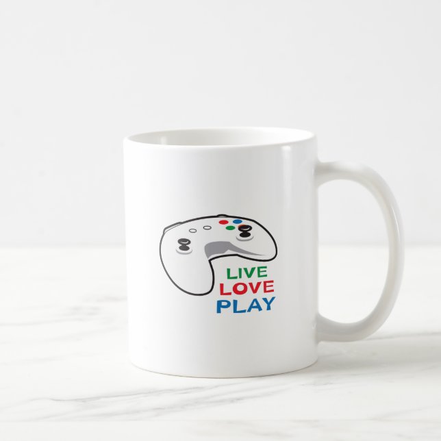 LIVE LOVE PLAY COFFEE MUG (Right)