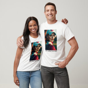 Live, Love, Play Golf - Unisex T-shirt