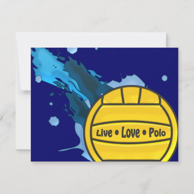 Live Love Polo - Invitations d'événements (Devant)