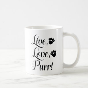 Live Love Purr Coffee Mug