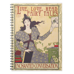 Live. Love. Read Fairy Tales Notebook