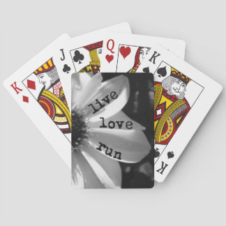 Live Love Run by Vetro Jewellery and Designs Playing Cards