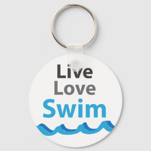 Live_Love_Swim Keychain