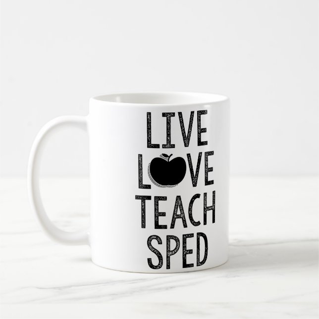 Live. Love. Teach. SPED. Mug (Left)