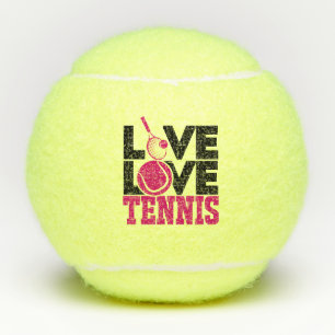 Live LOVE Tennis Pink Tennis Ball